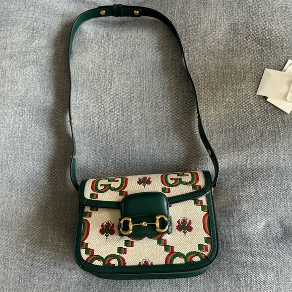 Gucci 100 collection Horsebit 1955 Shoulder bag - Picture 2 of 13